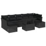 Conjunto de Sofás de Jardín Set de 8 Gris Oscuro Poliratán by , Outdoor sofas - Ref: Foro24-3357876, Price: 607,70 €, Discoun...