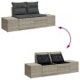 Juego de sofá de jardín Set de 8 Gris y Natural von , Outdoor-Sofas - Ref: Foro24-3357875, Preis: 685,74 €, Rabatt: %