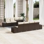 Conjunto de Sofá de Jardín 7 Piezas Marrón Ratán Sintético by , Outdoor sofas - Ref: Foro24-3357881, Price: 566,61 €, Discoun...