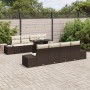 Conjunto de Sofá de Jardín 7 Piezas Marrón Ratán Sintético by , Outdoor sofas - Ref: Foro24-3357881, Price: 566,61 €, Discoun...