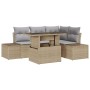 Conjunto de Sofá de Jardín Conjunto de 5 Beige, Gris by , Outdoor sofas - Ref: Foro24-3357913, Price: 450,75 €, Discount: %