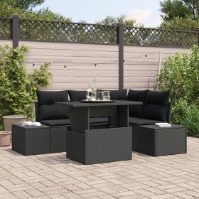 Set de Sofás de Jardín 5 Piezas Gris Oscuro by , Outdoor sofas - Ref: Foro24-3357916, Price: 441,14 €, Discount: %