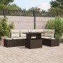 Juego de sofá de jardín 6 piezas Marrón Ratán von , Outdoor-Sofas - Ref: Foro24-3357921, Preis: 508,94 €, Rabatt: -5%%