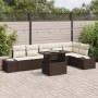 Conjunto de sofá de jardín Set de 7 Marrón Ratán by , Outdoor sofas - Ref: Foro24-3357931, Price: 567,37 €, Discount: %