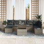 Set de Sofá de Jardín Set de 8 Gris Poliratán by , Outdoor sofas - Ref: Foro24-3357962, Price: 571,85 €, Discount: %