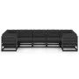 7-piece garden furniture set with black pine wood cushions by vidaXL, Garden sets - Ref: Foro24-3077308, Price: 794,26 €, Dis...