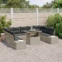Set de Sofá de Jardín Set de 10 Beige y Gris by , Outdoor sofas - Ref: Foro24-3357985, Price: 772,90 €, Discount: %