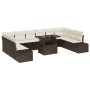 Conjunto de Sofá de Jardín Set de 11 Beige y Marrón Oscuro by , Outdoor sofas - Ref: Foro24-3357991, Price: 830,12 €, Discoun...