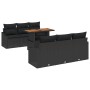 Juego de Sofá de Jardín Set de 7 Negro Ratan by , Outdoor sofas - Ref: Foro24-3358522, Price: 574,01 €, Discount: %
