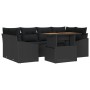 Conjunto de Sofá de Jardín de 7 Piezas con Cojines Negro Ratán de PE von , Outdoor-Sofas - Ref: Foro24-3358529, Preis: 546,01...