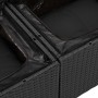 Conjunto de Sofá de Jardín de 7 Piezas con Cojines Negro Poliratán by , Outdoor sofas - Ref: Foro24-3358711, Price: 539,65 €,...