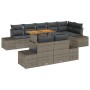 Juego de sofá de jardín de 9 piezas con cojines Gris Ratán PE by , Outdoor sofas - Ref: Foro24-3358715, Price: 718,91 €, Disc...