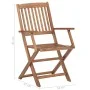 Sillas de exterior plegables 8 uds madera maciza acacia by vidaXL, Garden chairs - Ref: Foro24-3074937, Price: 396,01 €, Disc...
