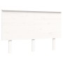 Seniorenbett Massivholz Kopfteil weiß 140x200 cm von vidaXL, Betten und Lattenroste - Ref: Foro24-3195482, Preis: 191,71 €, R...