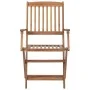 6 pcs folding garden chairs and solid acacia wood cushions by vidaXL, Garden chairs - Ref: Foro24-3074956, Price: 335,24 €, D...