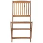 Sillas de exterior plegables 6 uds madera maciza acacia de vidaXL, Sillas de jardín - Ref: Foro24-3074938, Precio: 289,03 €, ...