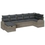 Set de sofá de jardín de 7 piezas con cojines gris ratán von , Outdoor-Sofas - Ref: Foro24-3359098, Preis: 445,49 €, Rabatt: %