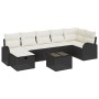 Juego de sofá de jardín de 8 piezas con cojines negros by , Outdoor sofas - Ref: Foro24-3359106, Price: 463,05 €, Discount: %