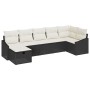 Juego de Sofá de Jardín de 7 Piezas con Cojines Negro Ratán Polimérico by , Outdoor sofas - Ref: Foro24-3359296, Price: 413,2...