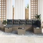 Conjunto de Sofá de 8 piezas para Jardín con Cojines Gris Poliratán von , Outdoor-Sofas - Ref: Foro24-3359408, Preis: 510,28 ...