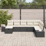 Set de Sofá de Jardín de 8 Piezas con Cojines Negro Ratán Sintético von , Outdoor-Sofas - Ref: Foro24-3359426, Preis: 483,31 ...