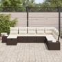 Juego de Sofá de Jardín de 8 Piezas con Cojines Marrón Ratán Sintético by , Outdoor sofas - Ref: Foro24-3359427, Price: 552,3...