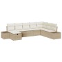 Conjunto de 8 Sofás de Jardín con Cojines Beige Poliratán von , Outdoor-Sofas - Ref: Foro24-3359430, Preis: 557,66 €, Rabatt: %