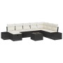 Juego de Sofá de Jardín de 9 piezas con cojines Negro Poliratán von , Outdoor-Sofas - Ref: Foro24-3359436, Preis: 537,76 €, R...