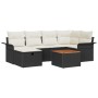 Conjunto de Sofá de Jardín de 7 Piezas con Cojines de Ratán Político Negro von , Outdoor-Sofas - Ref: Foro24-3359453, Preis: ...