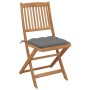 6 Stück klappbare Gartenstühle und Kissen aus massivem Akazienholz von vidaXL, Gartenstühle - Ref: Foro24-3075010, Preis: 319...