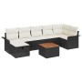 Juego de Sofá de Jardín de 8 Piezas con Cojines Negros de Ratán Versátil by , Outdoor sofas - Ref: Foro24-3359460, Price: 460...