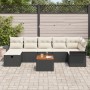 Juego de Sofá de Jardín de 8 Piezas con Cojines Negros de Ratán Versátil by , Outdoor sofas - Ref: Foro24-3359460, Price: 460...
