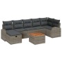 Conjunto de Sofá de Jardín de 8 Piezas con Cojines Grises von , Outdoor-Sofas - Ref: Foro24-3359517, Preis: 480,43 €, Rabatt: %