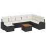 Juego de Sofá de Jardín de 9 Piezas con Cojines Negro Poliratán by , Outdoor sofas - Ref: Foro24-3359523, Price: 509,13 €, Di...