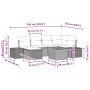 Conjunto de Sofá de Jardín de 7 Piezas con Cojines Gris Poliratán by , Outdoor sofas - Ref: Foro24-3359594, Price: 443,73 €, ...
