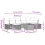 Conjunto de Sofás de Jardín de 7 Piezas con Cojines Beige de Ratán Sintético by , Outdoor sofas - Ref: Foro24-3359638, Price:...