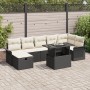 Juego de Sofá de Jardín de 8 Piezas con Cojines Negro Ratán Sintético by , Outdoor sofas - Ref: Foro24-3359684, Price: 510,09...