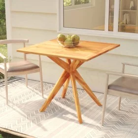 Solid acacia wood garden table 85x85x75 cm by vidaXL, Garden tables - Ref: Foro24-316256, Price: 149,68 €, Discount: %