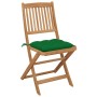 8 pcs folding garden chairs and solid acacia wood cushions by vidaXL, Garden chairs - Ref: Foro24-3075041, Price: 388,22 €, D...