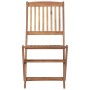 8 pcs folding garden chairs and solid acacia wood cushions by vidaXL, Garden chairs - Ref: Foro24-3075041, Price: 388,22 €, D...
