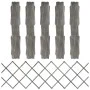 Trellis fences 5 pcs solid gray fir wood 180x60 cm by vidaXL, fence panels - Ref: Foro24-316424, Price: 32,75 €, Discount: %