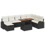 Conjunto de sofá de jardín de 9 piezas con cojines , ratán negro by , Outdoor sofas - Ref: Foro24-3359981, Price: 559,82 €, D...