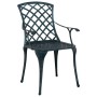 Conjunto de comedor al aire libre de 5 piezas 80x80x72 de aluminio fundido de , Conjuntos de jardín - Ref: Foro24-3360092, Pr...
