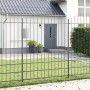 Barrera de Jardín  con Parte Superior en Bucle Gris 13,6x2 m de Acero | Foro24.es | Tu tienda online para hogar, jardín y más Foro24.es
