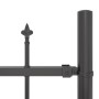 Barrera de Jardín  con Parte Superior en Bucle Gris 13,6x2 m de Acero | Foro24.es | Tu tienda online para hogar, jardín y más Foro24.es
