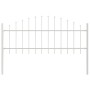 Cerca de Jardín VidaXL con Parte Superior en Arco Blanca 5,1x0,75 m de Acero by , fence panels - Ref: Foro24-3360142, Price: ...