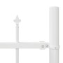 Cerca de Jardín VidaXL con Parte Superior en Arco Blanca 5,1x0,75 m de Acero by , fence panels - Ref: Foro24-3360142, Price: ...