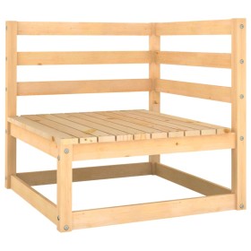 Garten-Ecksofa aus massivem Kiefernholz von vidaXL, Gartensets - Ref: Foro24-805660, Preis: 72,81 €, Rabatt: %