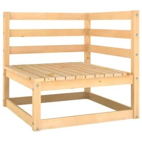 Garten-Ecksofa aus massivem Kiefernholz von vidaXL, Gartensets - Ref: Foro24-805660, Preis: 71,47 €, Rabatt: %