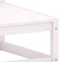Zentrales Gartensofa aus massivem weißem Kiefernholz von vidaXL, Gartensets - Ref: Foro24-805666, Preis: 76,22 €, Rabatt: %